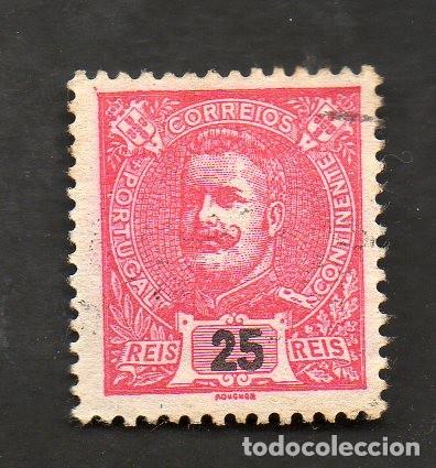 Sellos: FILA 1898-05 PORTUGAL AF-141 YVERT-131 D.CARLOS I NOVAS CORES CIRCULADO