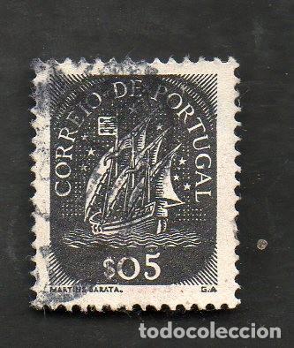 Sellos: FILA SELO PORTUGAL 1943 AF-617 YVERT 628 CARAVELA CIRCULADO (O)