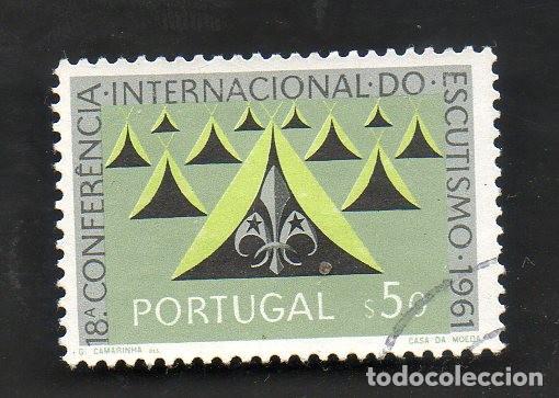 Sellos: FILA PORTUGAL 1962 AF-889 YVERT 899 18&ordf;.CONFERENCIA INTERNACIONAL ESCUTISMO CIRCULADO (O)