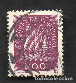 Sellos: FILA SELO PORTUGAL 1948-1949 AF-697 YVERT 708 CARAVELA NOVOS VALORES E CORES CIRCULADO (O)
