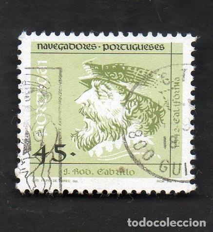 Sellos: FILA SELO PORTUGAL 1994 AF-2196 YT-1986 NAVEGADORES PORTUGUESE 5&ordm;.GRUPO CIRCULAR