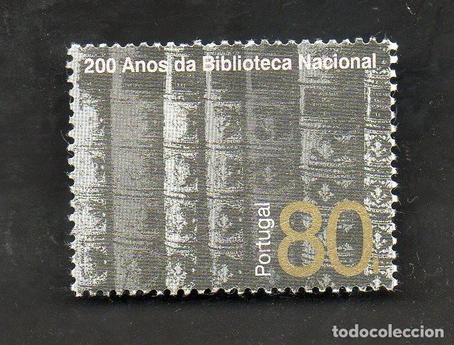 Sellos: FILA SELO PORTUGAL 1996 AF-2323 YT-2090 200 ANOS BIBLIOTECA NACIONAL CIRCULADO