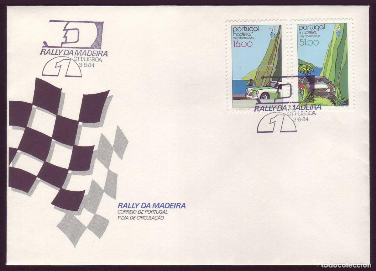 Selos: SPD (FDC) Madeira, 1984 | Rally de Madeira | Yvert: 96/7 - Michel: 91/2