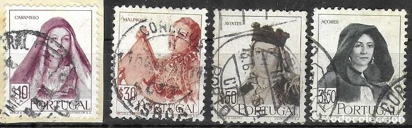 Sellos: SELLOS USADOS DE PORTUGAL 191947, YT 688/ 89 + 691 + 696