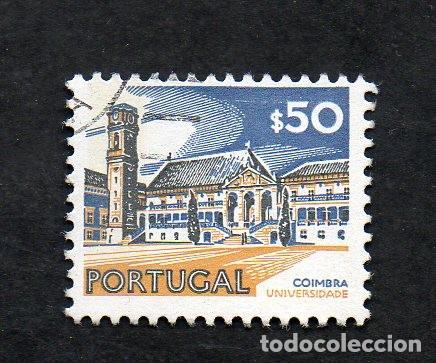 Sellos: FILA 1972 PORTUGAL AF-1129 YVERT-1136 EMISS&Atilde;O BASE 2&ordm;.GRUPO ANO 1975 C/F CIRCULADO