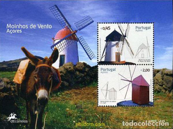 Sellos: 203201 MNH AZORES 2007 MOLINOS DE VIENTO