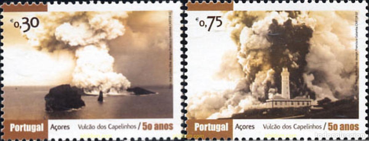 Sellos: 212329 MNH AZORES 2007 VOLCAN DE CAPELINHOS