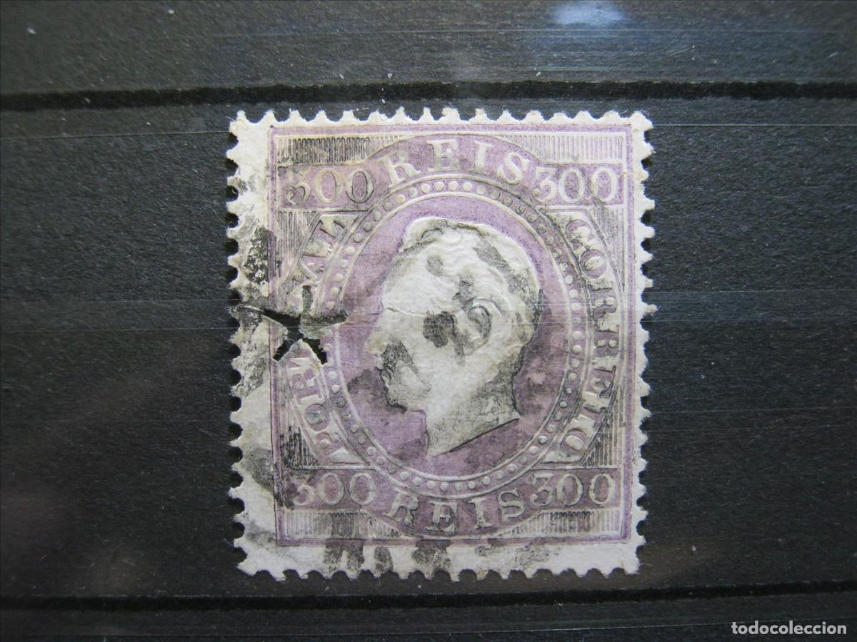 Stamps: PORTUGAL 1870-80 YVERT 49 A USADO PERFECTO.