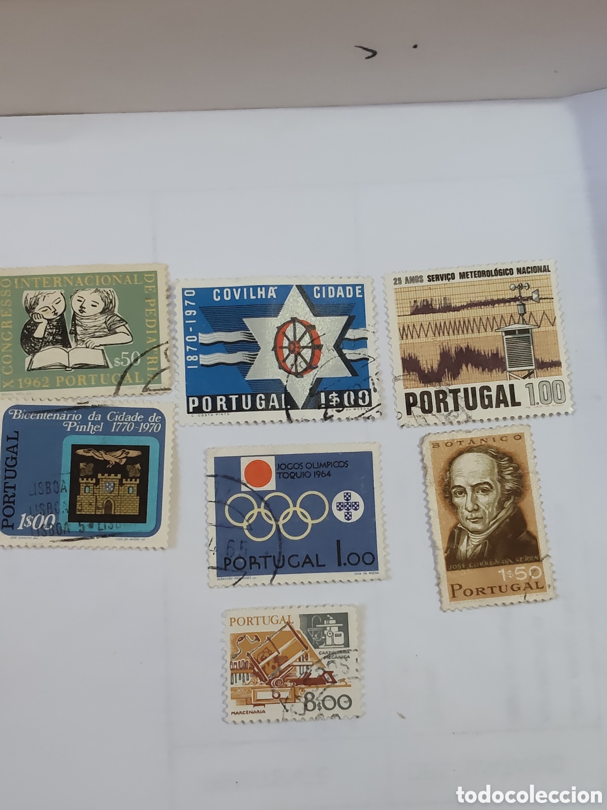 Sellos: 7 sellos variados de Portugal