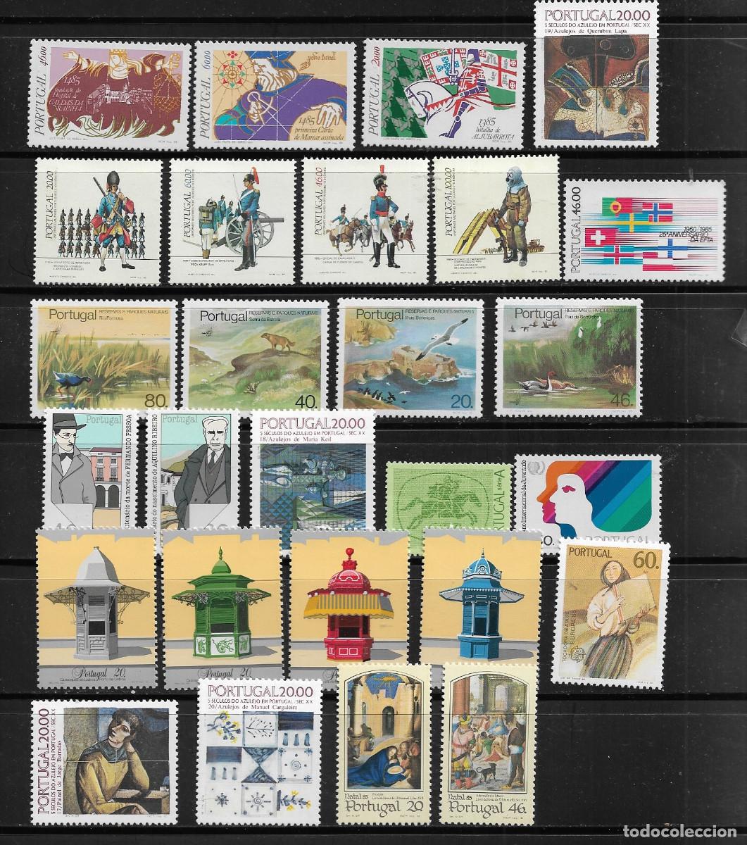 Sellos: PORTUGAL 1985, LOTE DE SERIES COMPLETAS. MNH.
