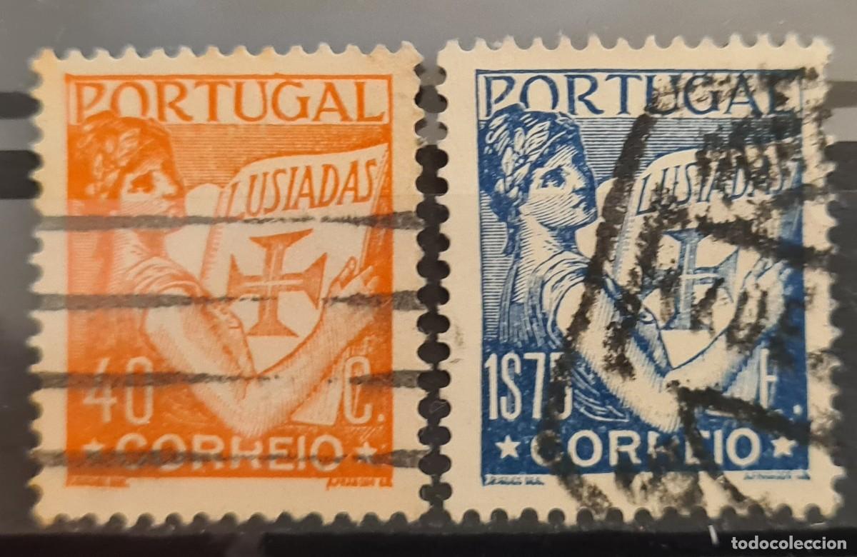 Sellos: Serie de sellos usados de Portugal 1931-38: Las Lus&iacute;adas