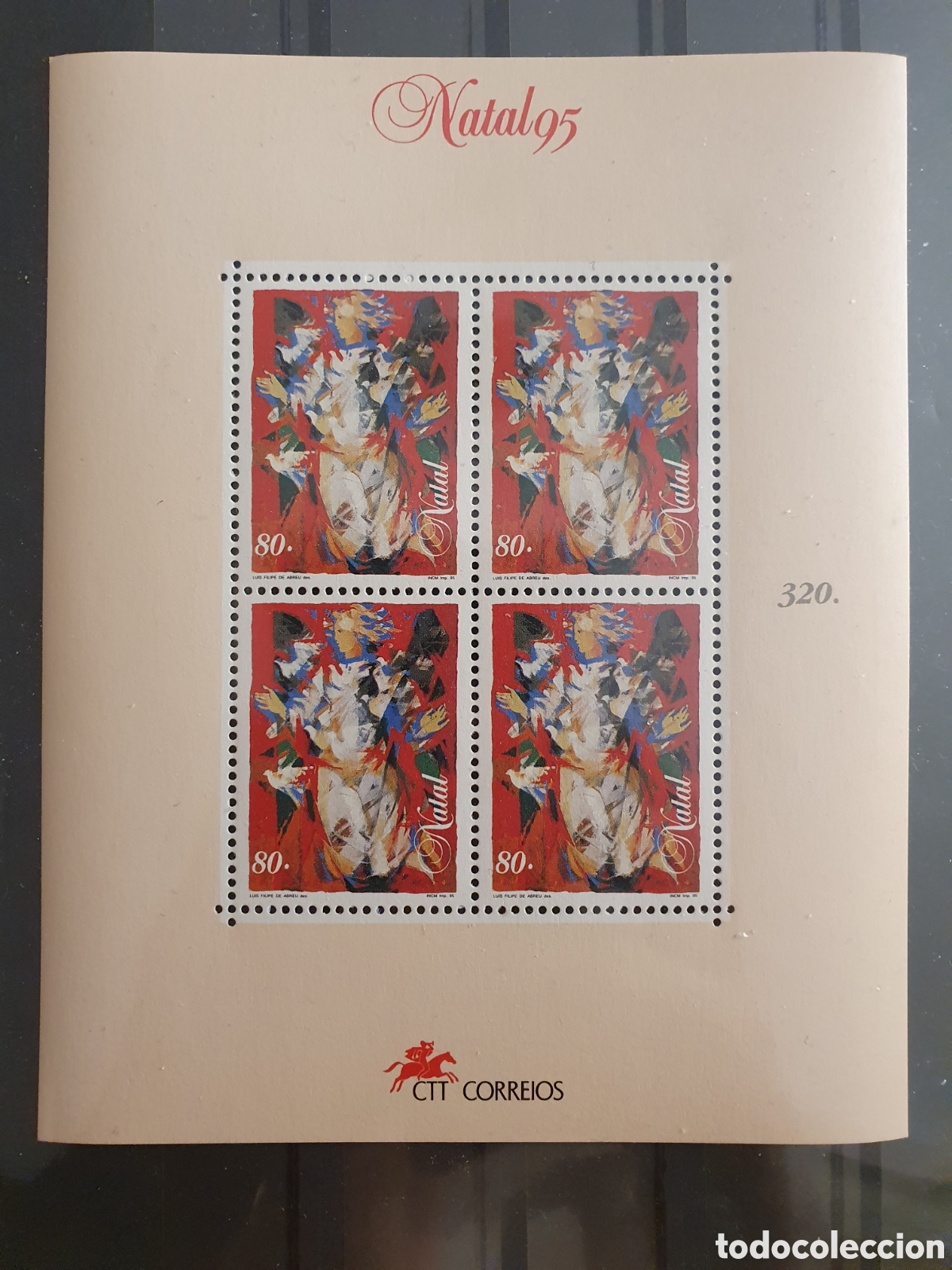 Sellos: Navidad 1995 Portugal HB Nueva