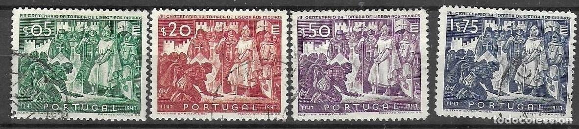 Sellos: SELLOS USADOS DE PORTUGAL 1947, YT 696/ 99