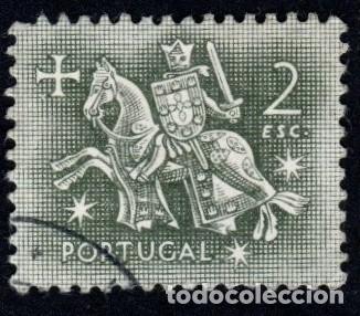 Sellos: Portugal. Escudo del Rey Denis. 1953-56. YT-782. Usado