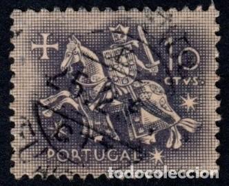 Sellos: Portugal. Escudo del Rey Denis. 1953-56. YT-775. Usado