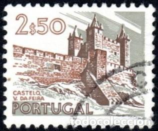 Sellos: Portugal. Castillo V. de Feira. 1973. YT-1193. Usado