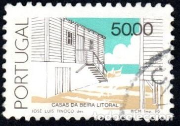 Sellos: Portugal. Casas de Beira. Litoral. 1985. YT-1642. Usado