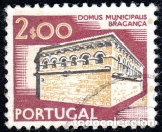 Sellos: Portugal. Casas Municipal. Braganza. 1989. YT-1222. Usado