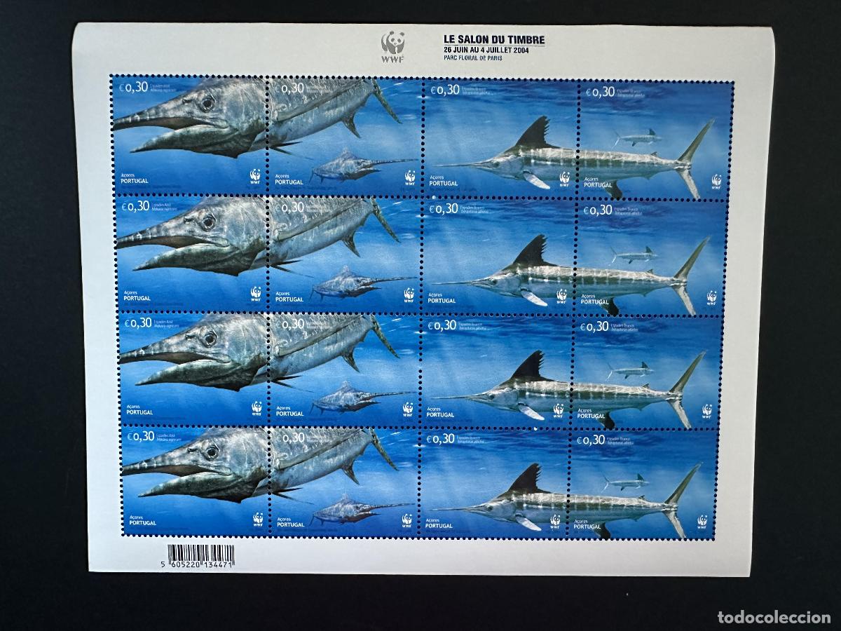 Sellos: Portugal Azores 2004 Mi. 502 - 505 WWF Poisson Fisch Fish Peixe