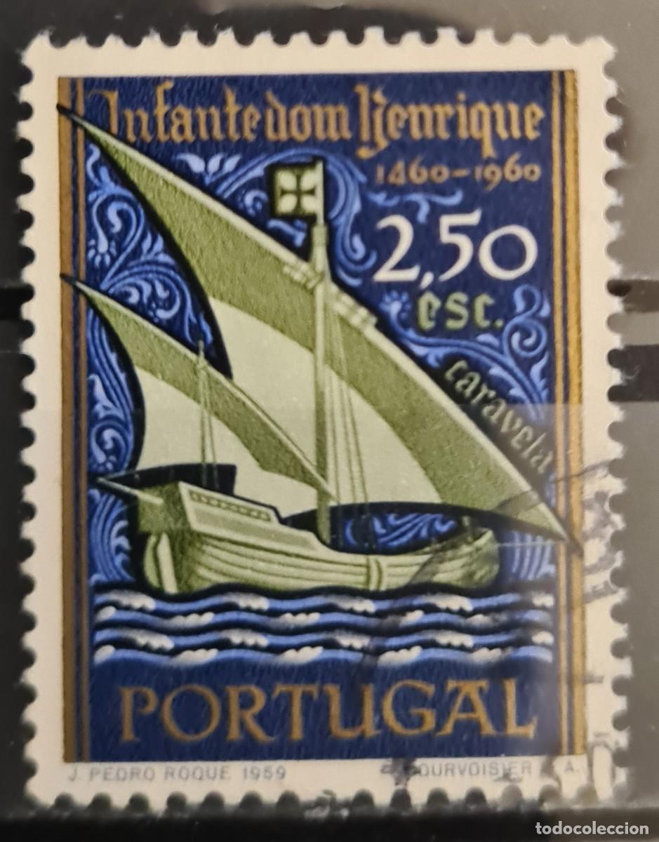 Sellos: Sello usado de Portugal 1960: V centenario de la muerte del infante Don Henrique Aviz