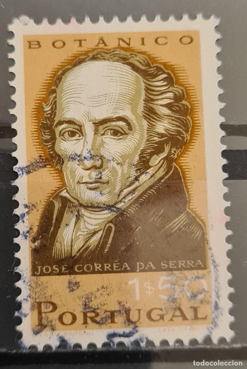 Sellos: Sello usado de Portugal 1966. Celebridades: Abad Jos&eacute; Francisco Correa da Serra