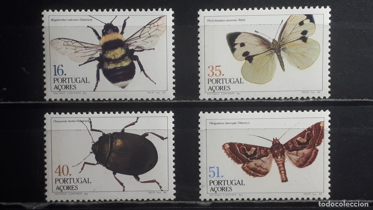 Sellos: AZORES. A&Ntilde;O 1984. **. YVERT 354/7