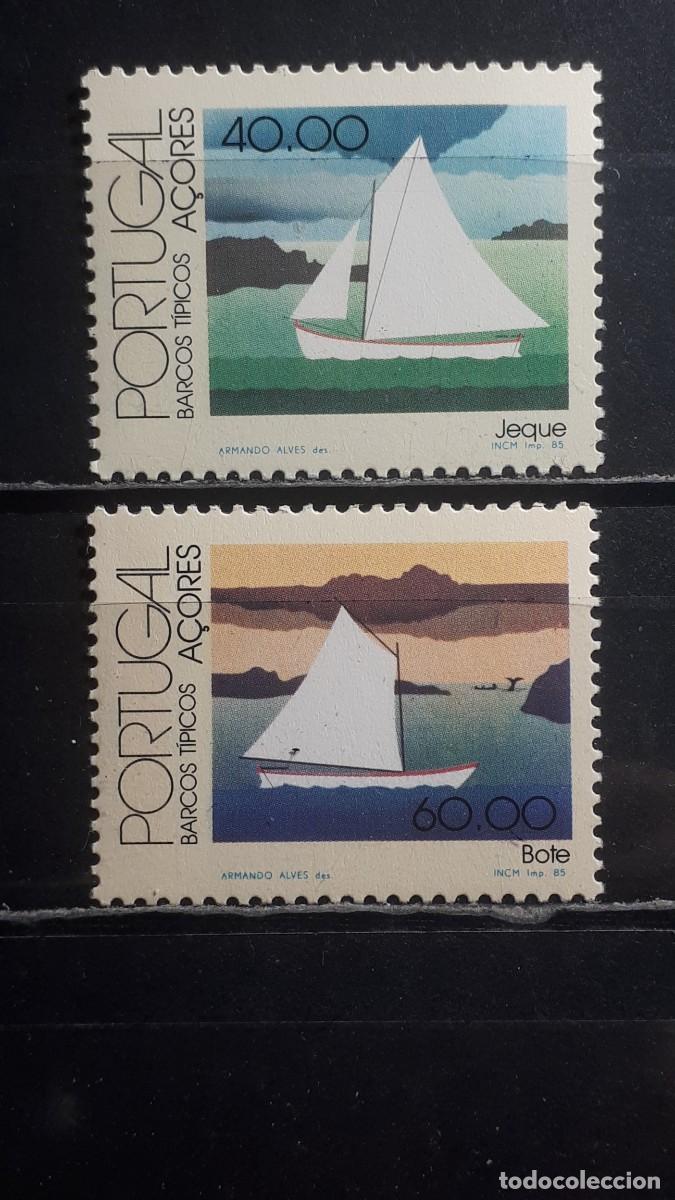 Sellos: AZORES. A&Ntilde;O 1985. **. YVERT 363/4