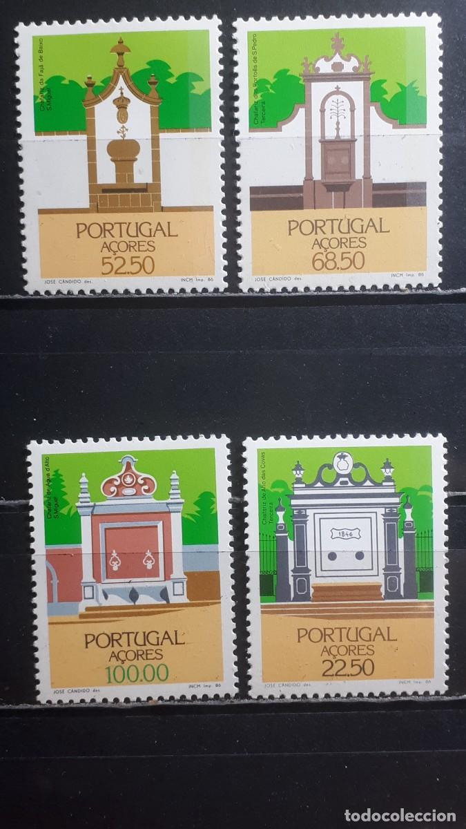 Sellos: AZORES. A&Ntilde;O 1986. **. YVERT 366/9