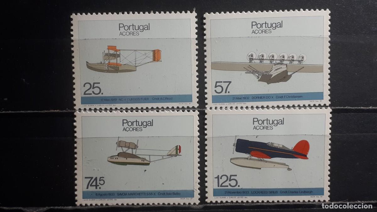 Sellos: AZORES. A&Ntilde;O 1987. **. YVERT 375/8