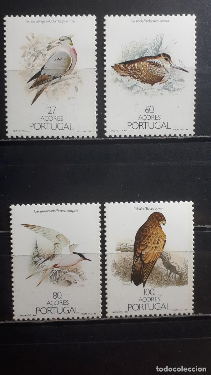 Sellos: AZORES. A&Ntilde;O 1988. **. YVERT 381/4