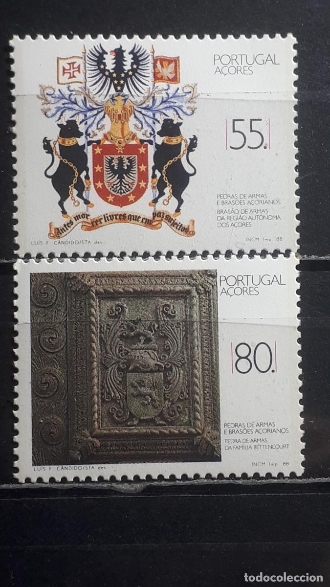 Sellos: AZORES. A&Ntilde;O 1988. **. YVERT 385/6