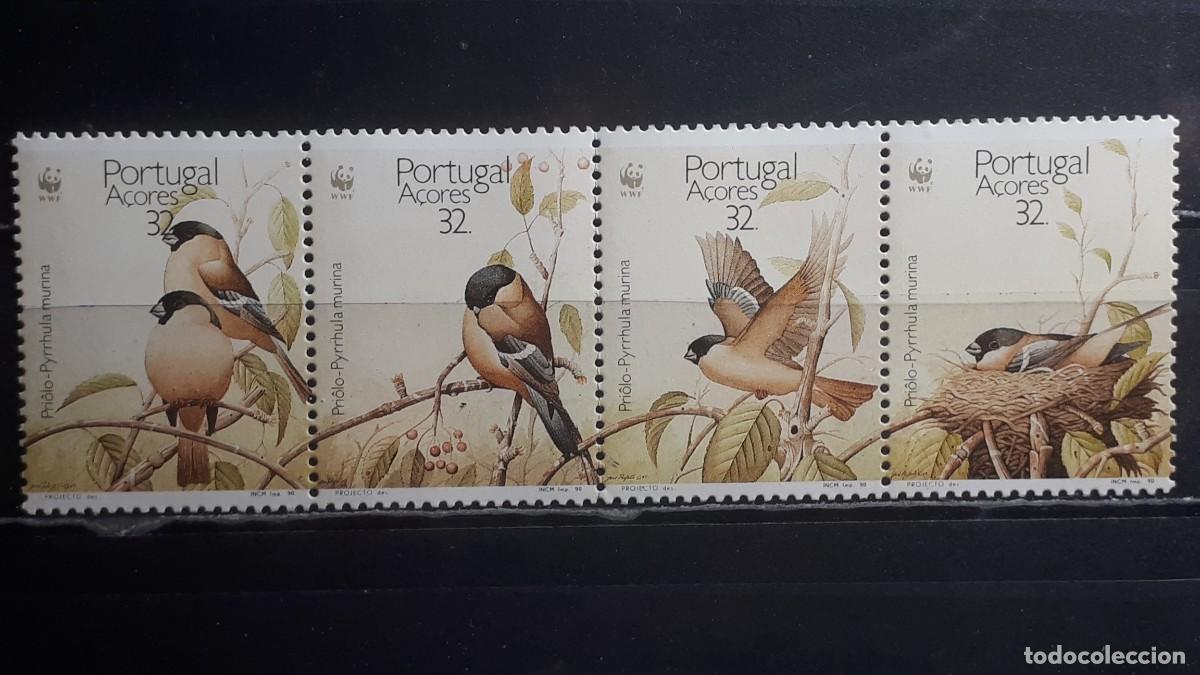 Sellos: AZORES. A&Ntilde;O 1990. **. YVERT 395/8