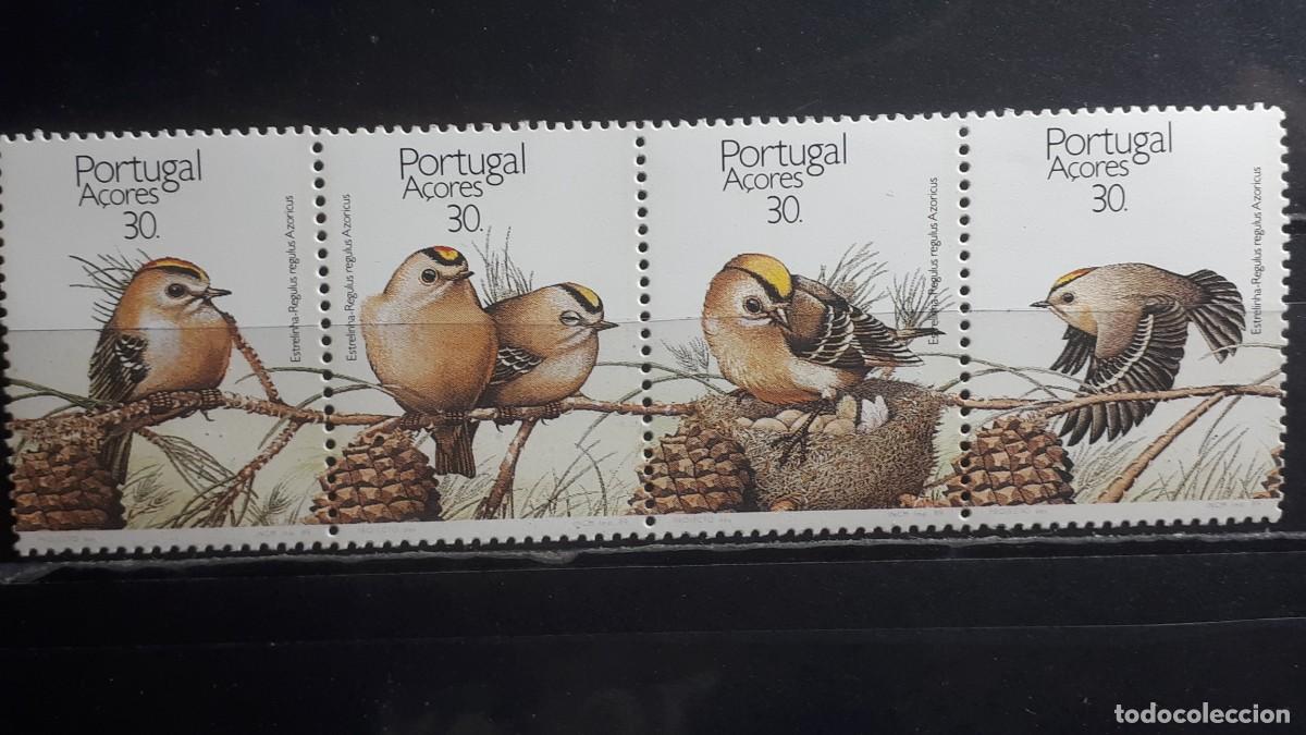Sellos: AZORES. A&Ntilde;O 1989. **. YVERT 387/90