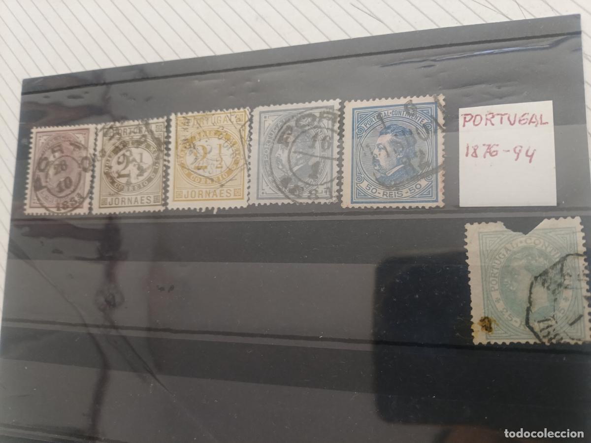 Sellos: Portugal 1876-94. Lote de sellos