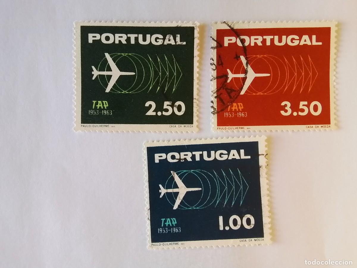Sellos: A&Ntilde;O 1963 PORTUGAL SERIE USADA