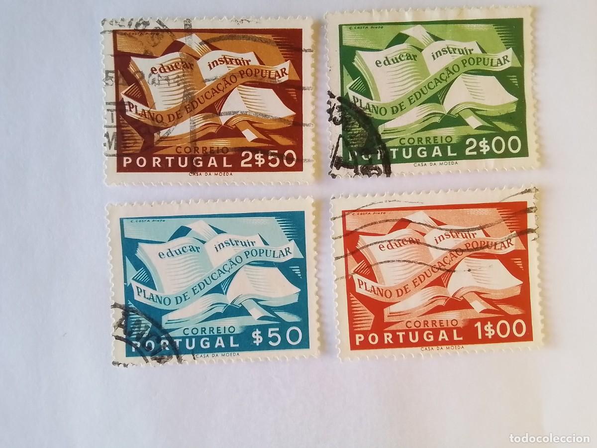 Sellos: A&Ntilde;O 1954 PORTUGAL SERIE USADA