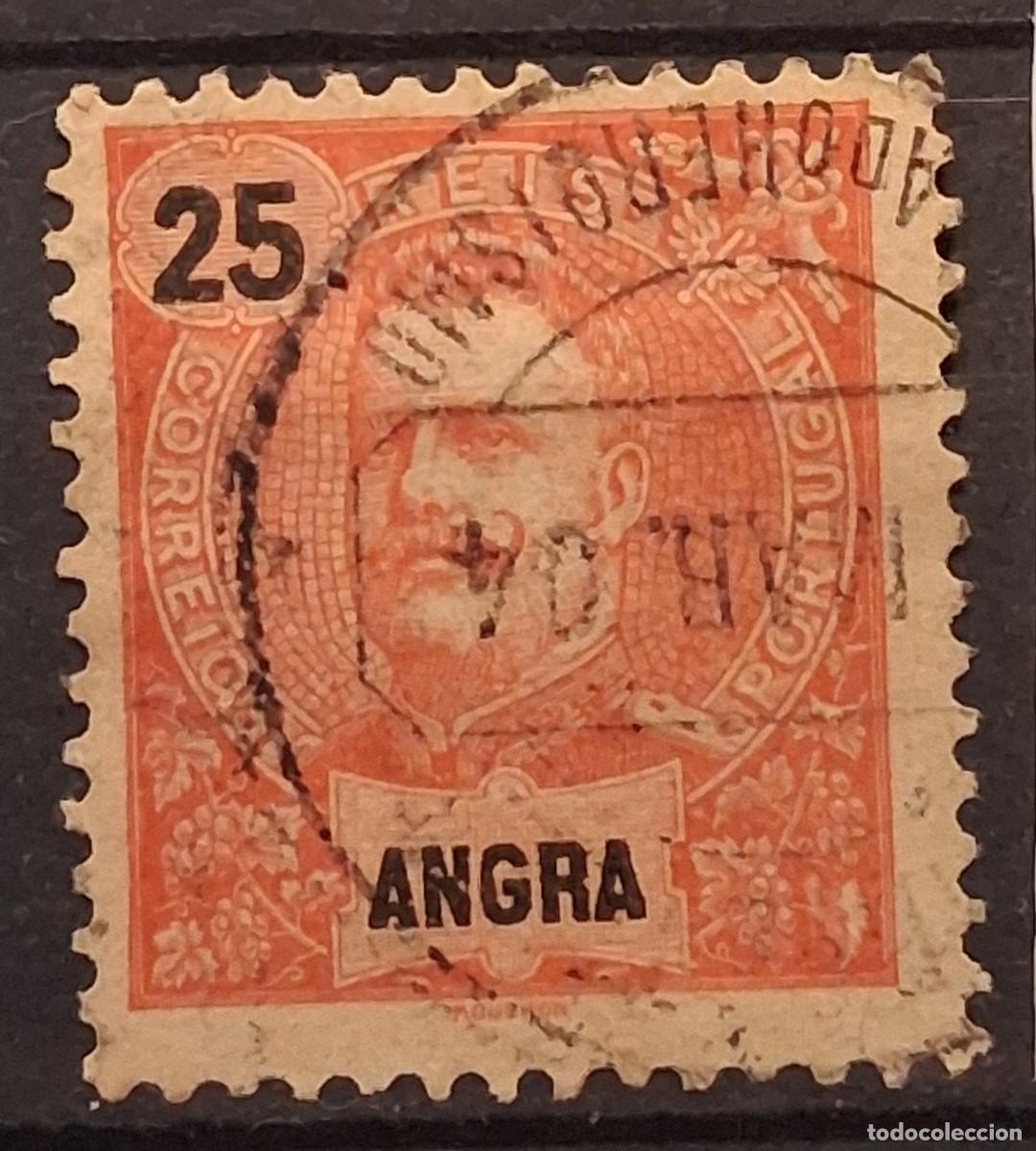 Sellos: PORTUGAL, ANGRA, 1899, CAT.YT.20.