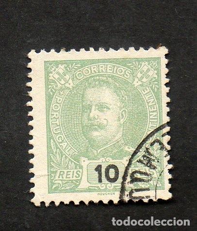 Sellos: FILA 1895 PORTUGAL AF-128 YVERT 126 D.CARLOS I USADO (O)