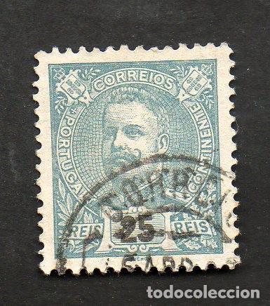 Sellos: FILA 1895 PORTUGAL AF-131 YVERT 130 D.CARLOS I USADO (O)