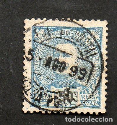 Sellos: FILA 1895 PORTUGAL AF-132 YVERT 132 D.CARLOS I USADO (O)