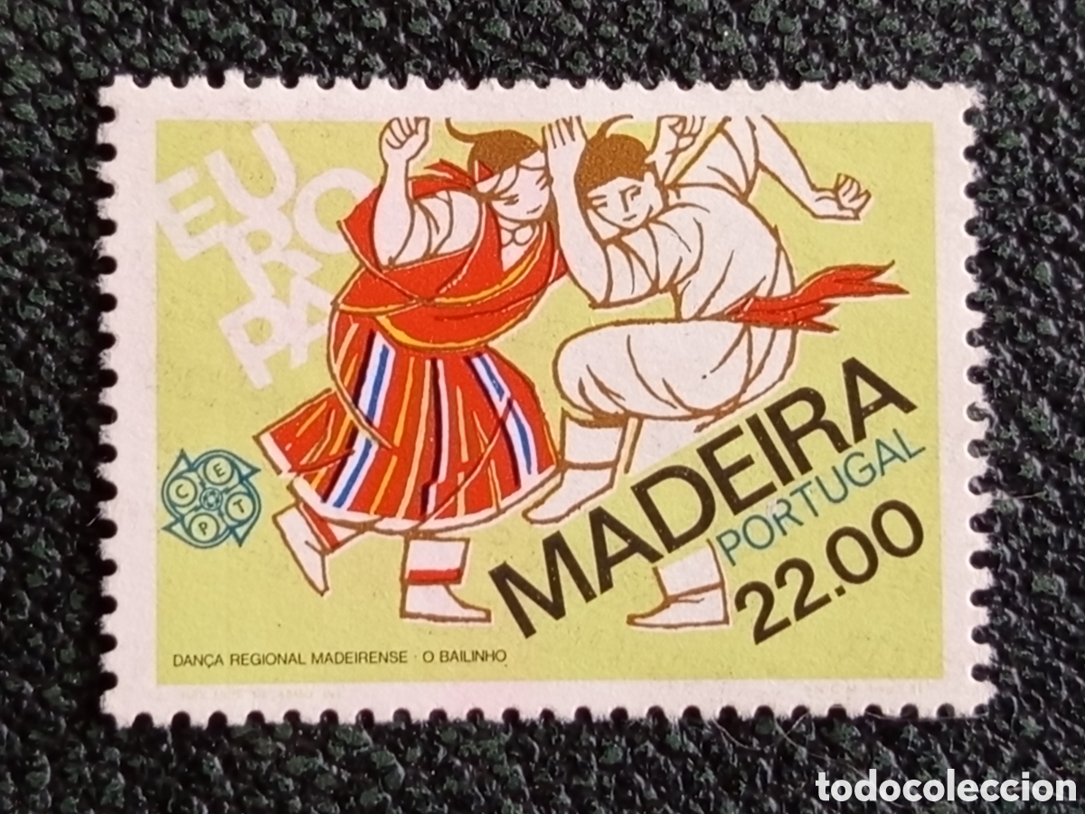 Sellos: Sello Madeira Portugal 1981 Europa CEPT O Bailinho 22.00 Escudos MNH