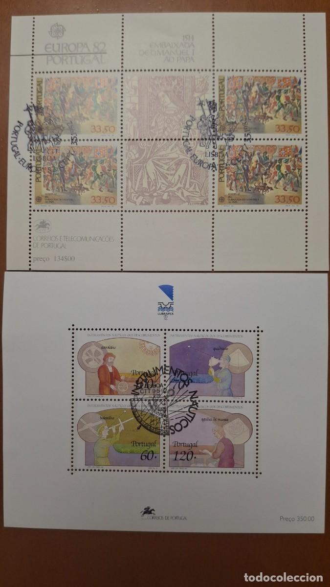 Briefmarken: HB93 HOJITAS BLOQUE de PORTUGAL en usado ideal para tematicas (leer descripcion)