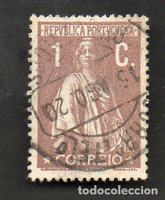 Sellos: FILA 1917-1920 PORTUGAL AF-221 YT 228 CERES 15X14 CIRCULADO