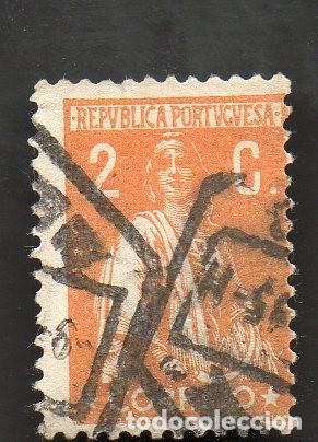 Sellos: FILA 1917-1920 PORTUGAL AF-223 YT 230 CERES 12X11 1/2 CIRCULADO