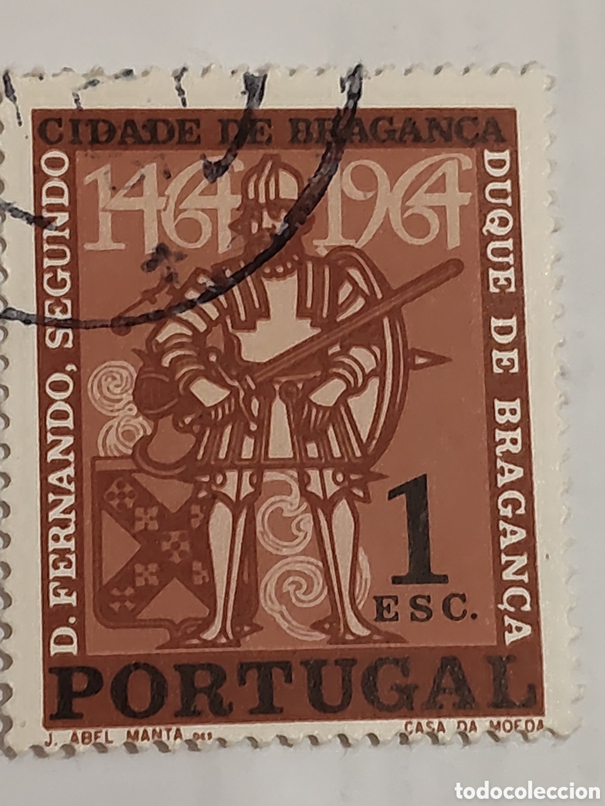 Sellos: Sello de Portugal Rey Fernando ll 1965