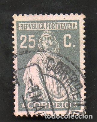Sellos: FILA 1926 PORTUGAL AF-404 YT 422 CERES EMISS&Atilde;O LONDRES CIRCULADO
