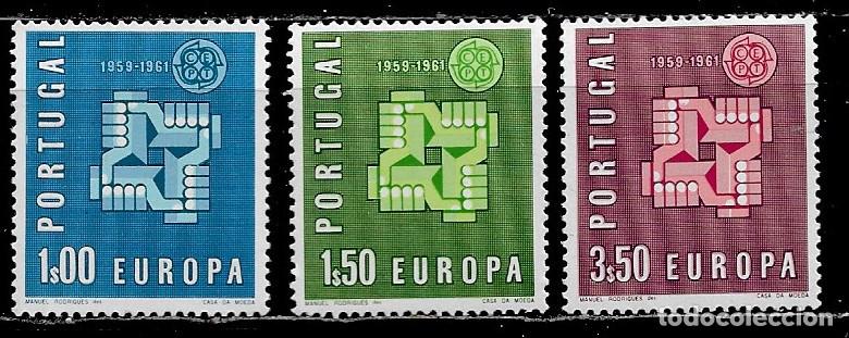 Sellos: PORTUGAL 1961, Ivert 888/90 - TEMA EUROPA CEPT. MNH.