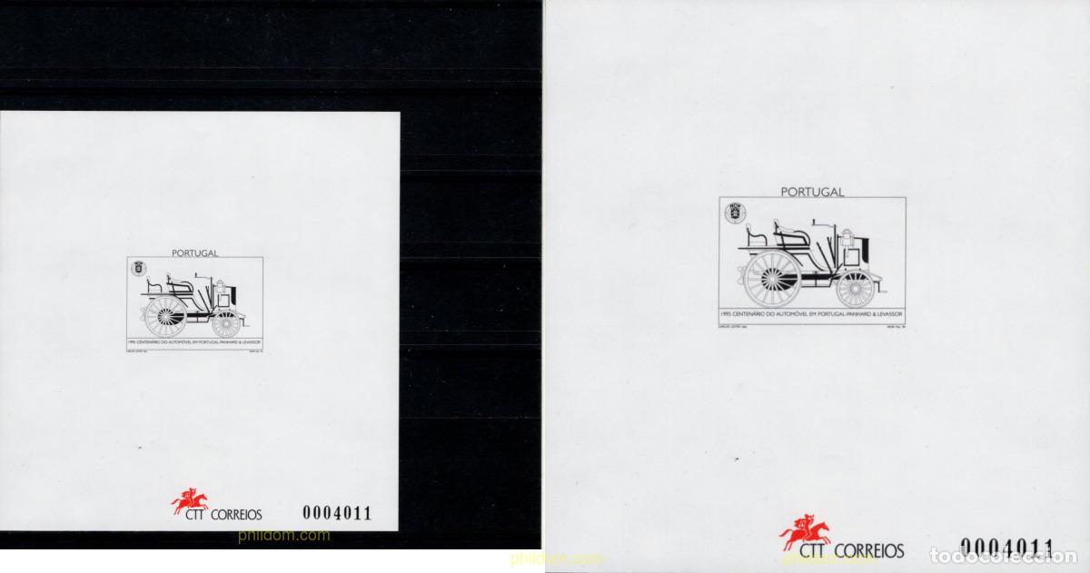 Sellos: 796507 MNH PORTUGAL 1995 CENTENARIO DEL TRANVIA ELECTRICO Y DEL AUTOMOVIL EN PORTUGAL