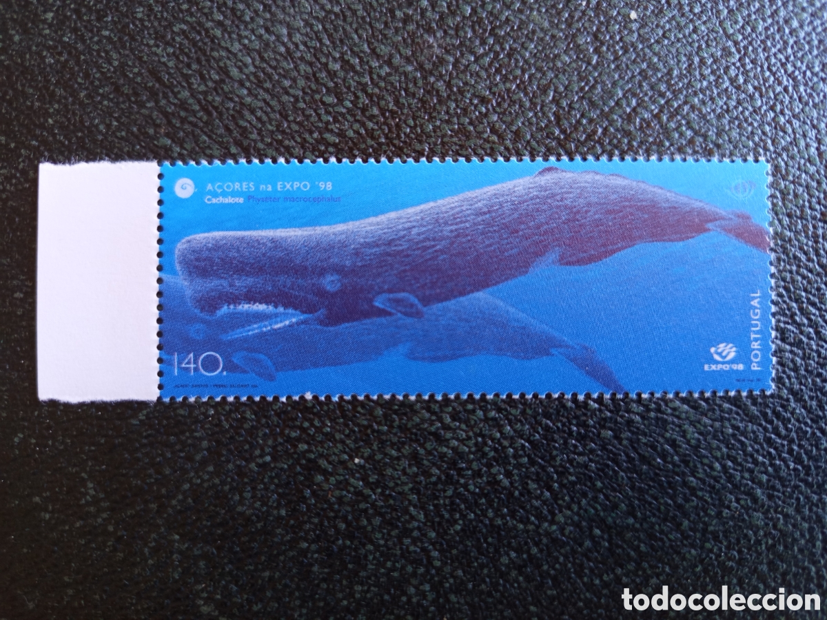 Francobolli: Portugal 1998 Azores Expo 98 Cachalote Ballena 140 Con Margen MNH