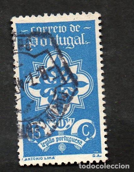 Sellos: FILA 1940 PORTUGAL AF-585 YT 594 LEGI&Atilde;O PORTUGUESA CIRCULADO